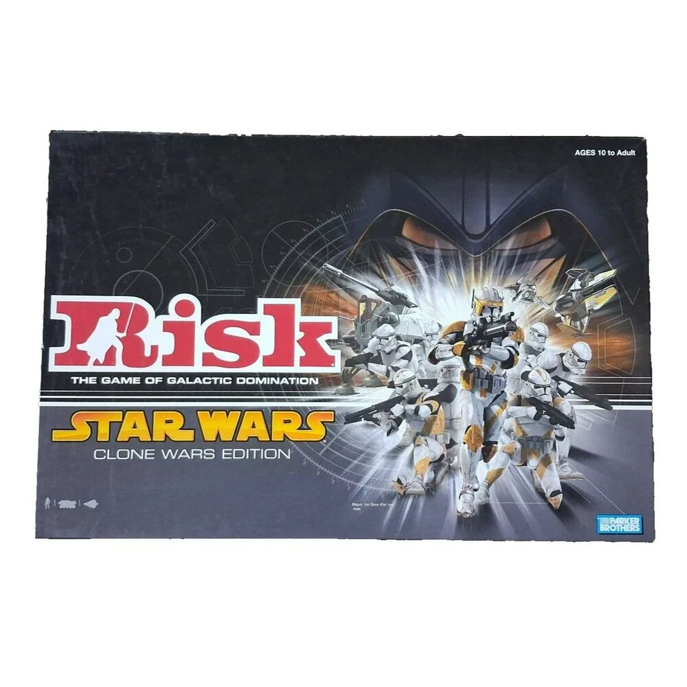 Risk Star Wars The Clone Wars Edition COMPLETE 2005 Science Fiction Strategy War